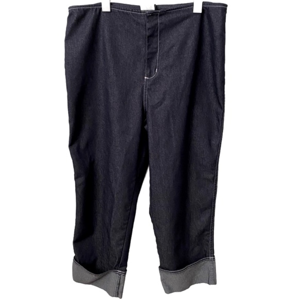 Vintage Studio, Flat Front Cuffed Crop Jeans